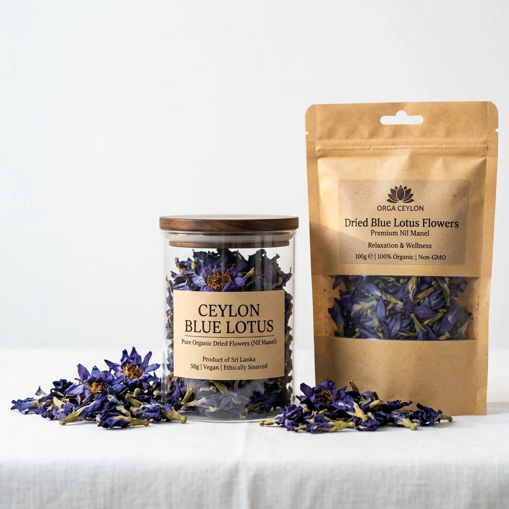 Dehydrate Blue lotus flower